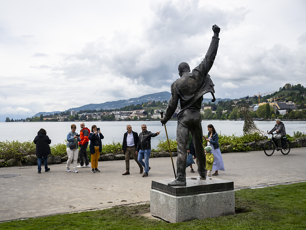 SCHWEIZ MONTREUX FREDDIE-MERCURY-STATUE