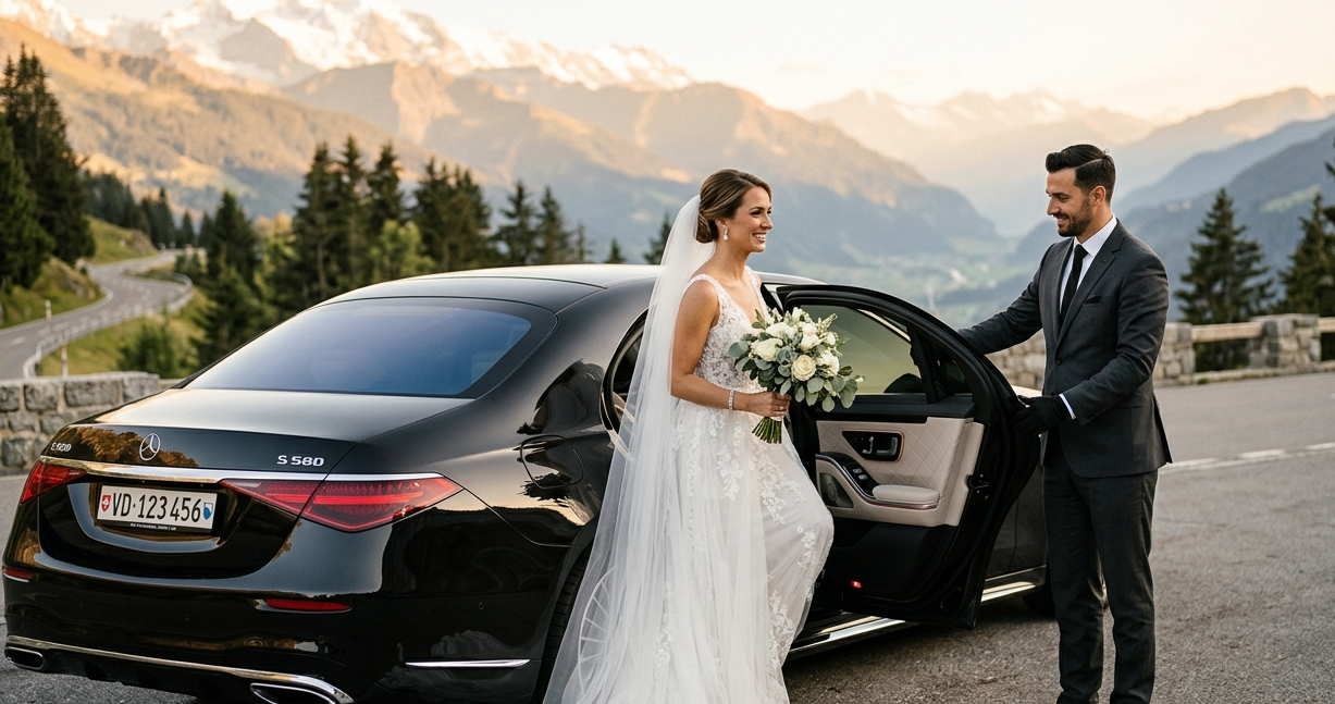 Premium Wedding Transportation in Switzerland