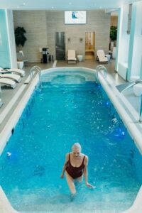 World-class indoor swimming pool and luxury hotel spa in Interlaken Switzerland 